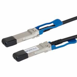 Deltaco DAC-100G-2 cavo InfiniBand e in fibra ottica 2 m QSFP28 Nero (QSFP28 to QSFP28 100G DAC Cable 2m,)