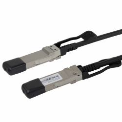Deltaco DAC-40G-3 cavo InfiniBand e in fibra ottica 3 m QSFP+ Nero (QSFP+ to QSFP+ 40G DAC cable 3m, Passi)