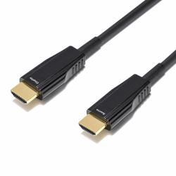Deltaco HU-AOC10 cavo HDMI 10 m HDMI tipo A [Standard] Nero (DELTACO HDMI-kabel - 10 m)