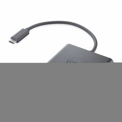 DELL 492-BCTU Cablato USB 3.2 Gen 2 [3.1 Gen 2] Type-C Nero (Adapter USB-C to HDMI/DP with - Power Pass-Through - Warranty: 12M)