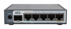 Mikrotik E60IUGS router cablato Gigabit Ethernet Nero (MikroTik - The hEX S Refresh 2025 - E60iUGS [RouterOS L4, UK PSU])