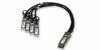 ATGBICS DN-81321-C cavo InfiniBand e in fibra ottica 1 m QSFP+ 4x SFP+ DAC Nero (Digitus compatible Direct Attach Copper Breakout Cable 40GBase-CU QSFP+ to 4x10GBase-CU SFP+ [Passive Twinax, 1m])