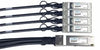 ATGBICS CAB-QSFP-4SFP10G-DACP-1M-C1-C cavo InfiniBand e in fibra ottica QSFP+ 4x SFP+ DAC Nero (Champion One compatible Direct Attach Copper Breakout Cable 40GBase-CU QSFP+ to 4x10GBase-CU SFP+ [