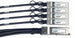 ATGBICS CAB-QSFP-4SFP10G-DACP-1M-C1-C cavo InfiniBand e in fibra ottica QSFP+ 4x SFP+ DAC Nero (Champion One compatible Direct Attach Copper Breakout Cable 40GBase-CU QSFP+ to 4x10GBase-CU SFP+ [