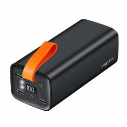 LogiLink PA0351 batteria portatile Polimeri di litio [LiPo] 50000 mAh Nero (Mobile Power Bank, 50.000mAh, PD 100W,)