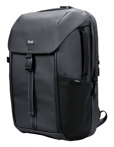 Trust 25669 borsa per laptop 43,2 cm [17] Zaino Grigio (TRUST JERSEY TRAVEL COMMUTER BACKPACK WATERPROOF UP TO 17)
