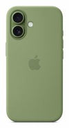 Apple MGEX4ZM/A custodia per cellulare 16 cm [6.3] Cover Verde (Apple - Cover per cellulare - Compatibilit? MagSafe - silicone - muschio chiaro - per iPhone 17)