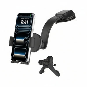 Belkin BoostCharge Supporto attivo Telefono cellulare/smartphone Nero (BELKIN MAGNETIC CAR MOUNT WITH - 15W QI2 WIRELESS CHARGING FOR AI)