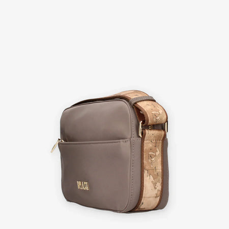 1^ Classe Borsa donna Stormy Nylon tracolla reporter Tortora