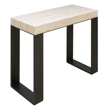 Tavolo consolle "Genova" allungabile in legno per sala da pranzo