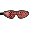 BEGME Mascherina fetish in morbido neoprene colore rosso e nero