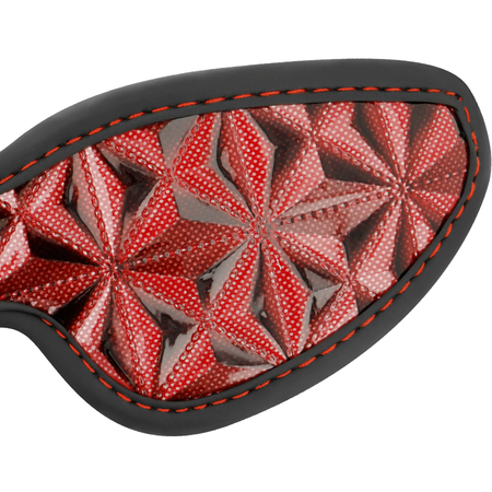 BEGME Mascherina fetish in morbido neoprene colore rosso e nero