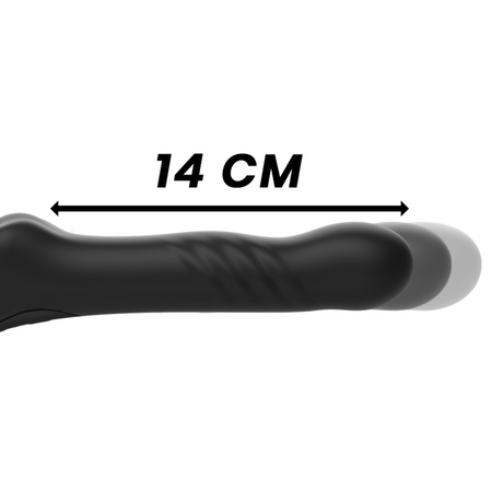 IBIZA FALLO INDOSSABILE VIBRATORE STRAPLESS STRAP ON FEMMINILE DOPPIO SENZA IMBRACATURA PER LEI LA DONNA 2 MOTORI VIBRAZIONE E UP & DOWN