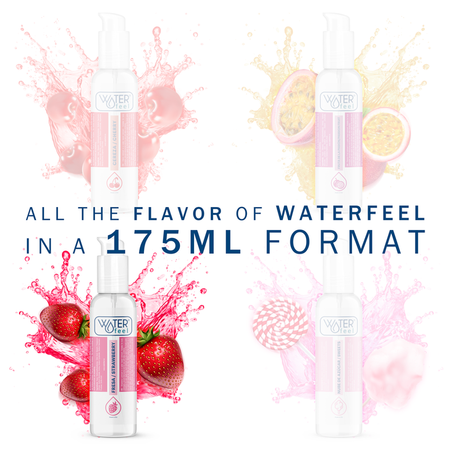 Waterfeel strawberry lubrificante intimo anale vaginale a base d’acqua gusto fragola 175 ml