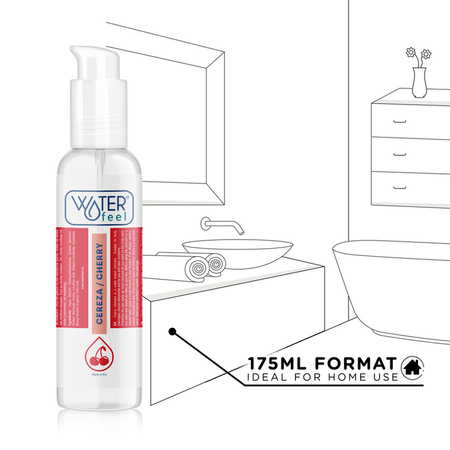 Waterfeel cherry lubrificante intimo anale vaginale a base d’acqua gusto ciliegia 175 ml
