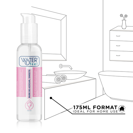 Waterfeel cotton candy lubrificante intimo anale vaginale a base d’acqua gusto zucchero filato 175 ml