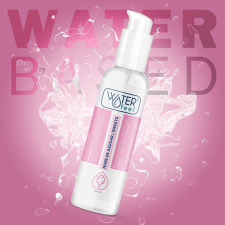 Waterfeel cotton candy lubrificante intimo anale vaginale a base d’acqua gusto zucchero filato 175 ml