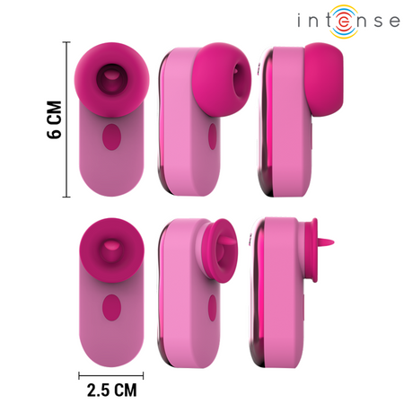 Stimolatore del clitoride pulsazioni con tapping & licking ricaricabile USB magnetico