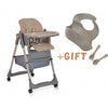 Seggiolone Moni Lindo + set pappa omaggio