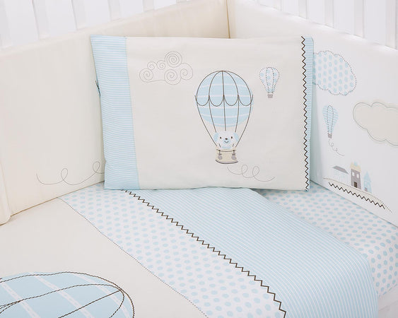 Set di biancheria da letto 6pz 60/120 cucciolo su palloncino