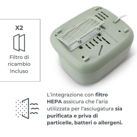 Sterilizzatore con asciugatura 2 in 1 SteriDry Nuvita