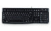 Tastiera K120 Log Oem Black Usb Slim