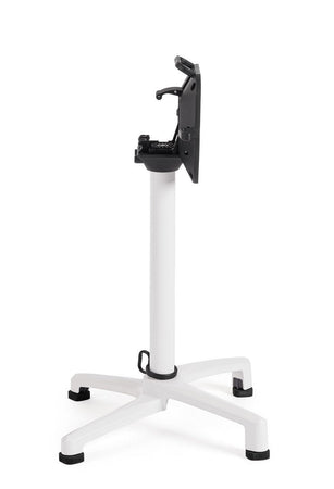 Base tavolo "Elsa" colonna in alluminio con piedistallo in nylon con piedini autolivellanti h 72 cm