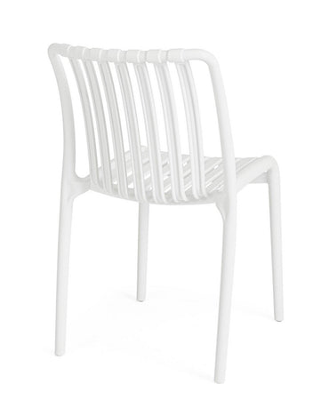 Sedia "Billie" struttura in polipropilene, resistente agli UV, per giardino e veranda