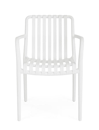 Sedia "Billie" struttura in polipropilene, resistente agli UV, per giardino e veranda