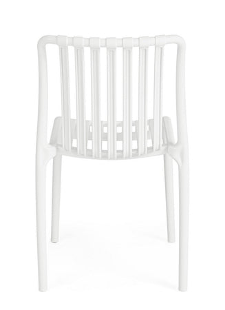 Sedia "Billie" struttura in polipropilene, resistente agli UV, per giardino e veranda