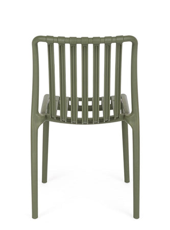 Sedia "Billie" struttura in polipropilene, resistente agli UV, per giardino e veranda