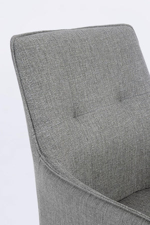 Sedia "Skagen" girevole, struttura in alluminio, con tessuto idrorepellente, per interni ed esterni