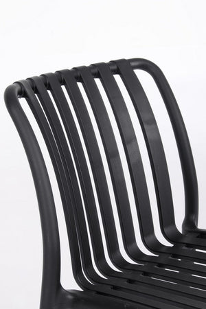 Sedia "Billie" struttura in polipropilene, resistente agli UV, per giardino e veranda