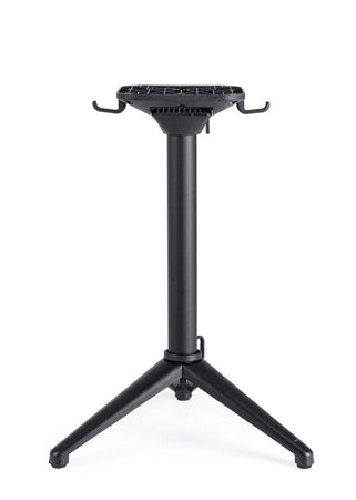 Base tavolo "Anna" colonna in alluminio con piedistallo in nylon con piedini regolabili h 72 cm