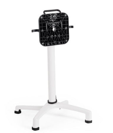 Base tavolo "Elsa" colonna in alluminio con piedistallo in nylon con piedini autolivellanti h 72 cm