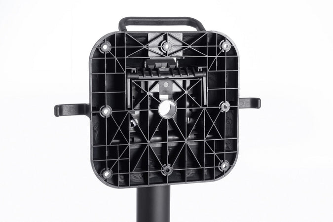 Base tavolo "Anna" colonna in alluminio con piedistallo in nylon con piedini regolabili h 72 cm