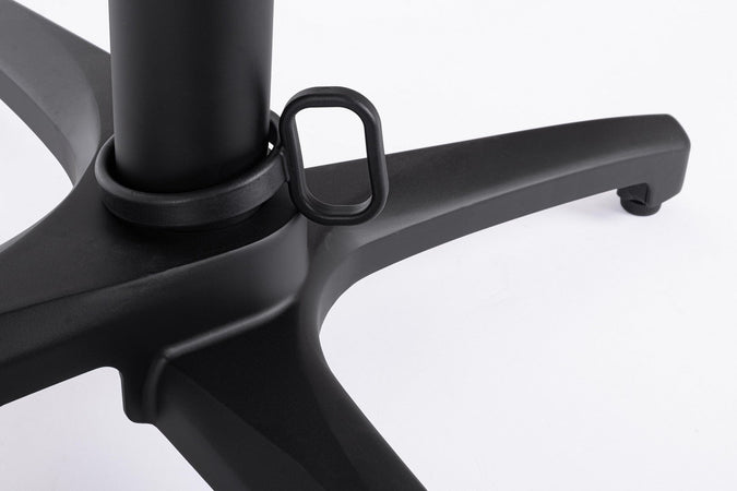 Base tavolo "Elsa" colonna in alluminio con piedistallo in nylon con piedini autolivellanti h 72 cm