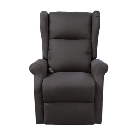 Poltrona "Aquila" con recliner elettrico e rivestimento in tessuto per interno