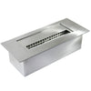 Bruciatore a Bioetanolo in Acciaio Inox serbatoio da incasso da 1,5 lt 30 cm