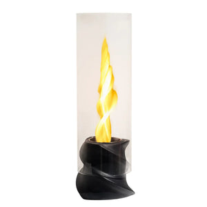 Lampada a Bioetanolo da Tavolo "Tornado" in Ceramica per arredamento Bar e Ristoranti