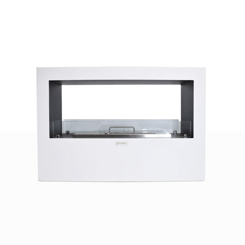 Camino a bioetanolo Giotto da terra biocamino per interno ed esterno 100 x h 70 cm