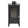 Stufa a legna Matilde 7,7 kw in acciaio verniciato h 74 cm