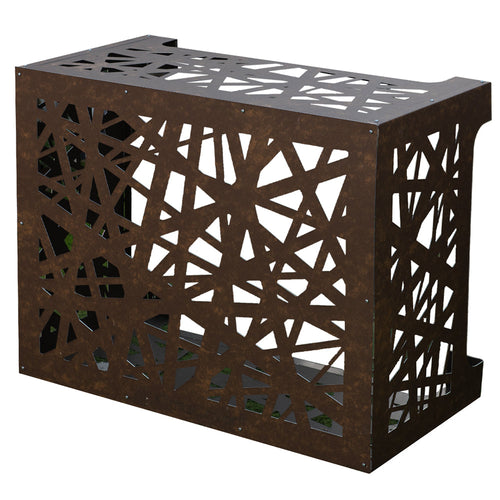 Copri condizionatore copertura decorativa per pompa esterna in alluminio 86 cm
