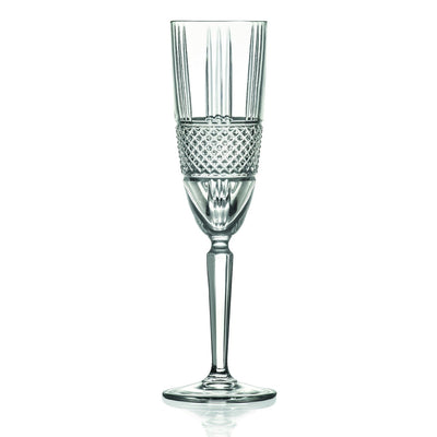 RCR Set 6 Calice Flute Brillante Cl 19