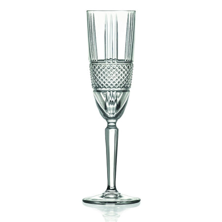 RCR Set 6 Calice Flute Brillante Cl 19