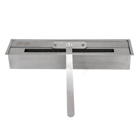 Camino a bioetanolo inserto con bruciatore ad incasso per interno ed esterno h 52 cm