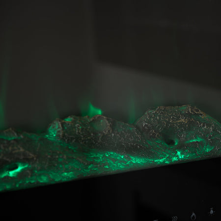 Camino elettrico da parete ad incasso "Dallas" 1800 W arredamento Moderno