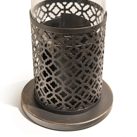 Lampada a Bioetanolo da Tavolo "Tolosa" in Acciaio per arredamento Bar e Ristoranti