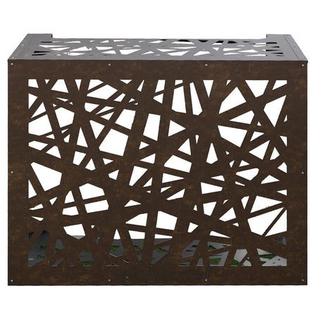 Copri condizionatore copertura decorativa per pompa esterna in alluminio 86 cm