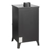 Stufa a legna Olga 15 kw in acciaio verniciato h 91 cm